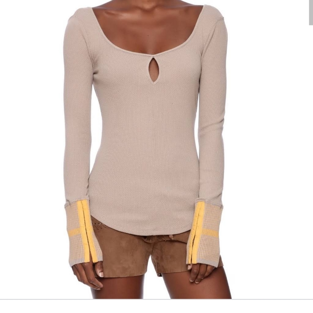 Free People Mod Stripe thermal